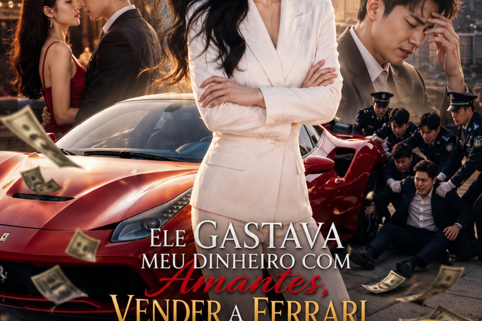 Ele gastava meu dinheiro com amantes.
