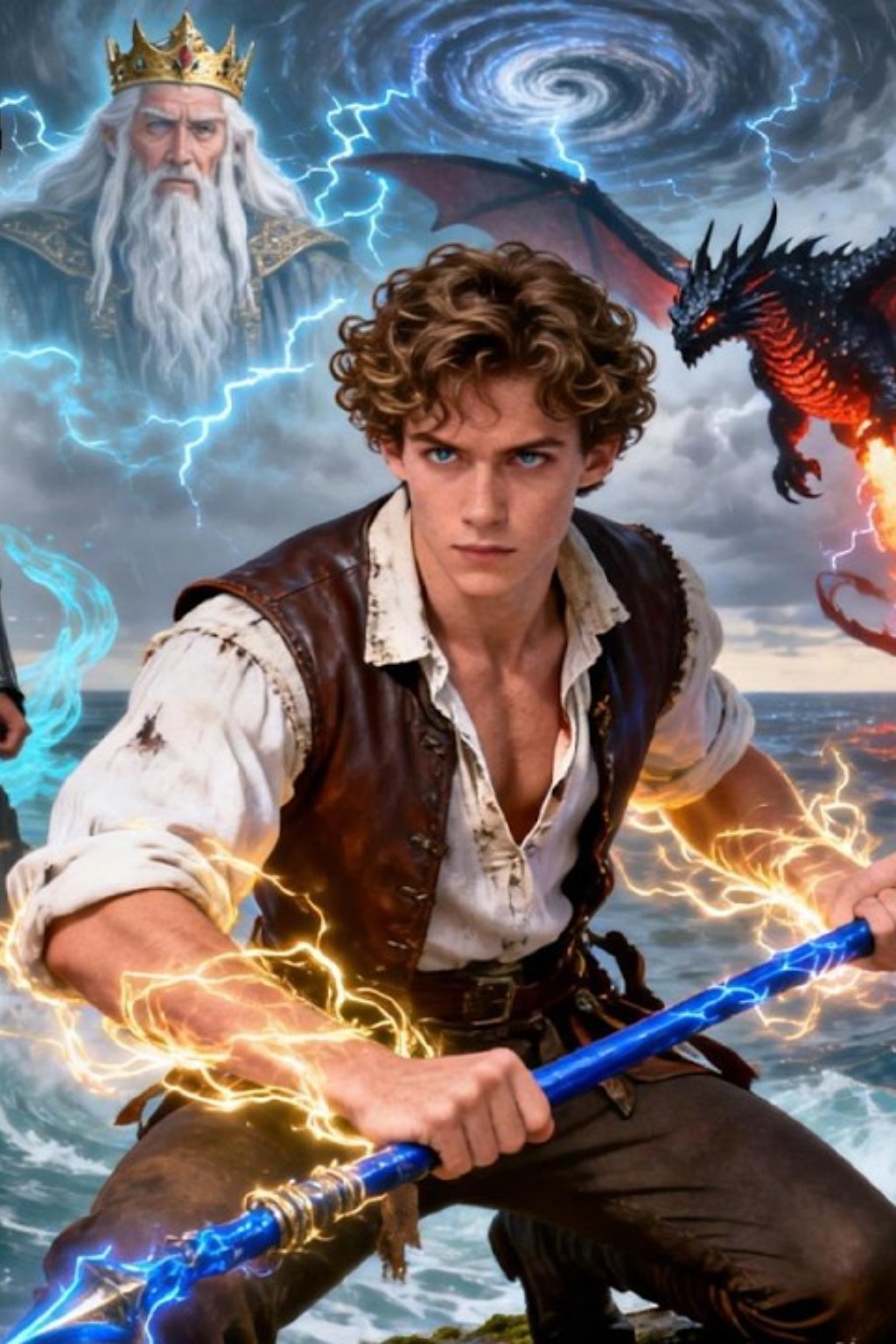 Plebeu do tridente, humilhado por todos. Despertou o poder do mar: afinal, seu pai é o deus Poseidon!
